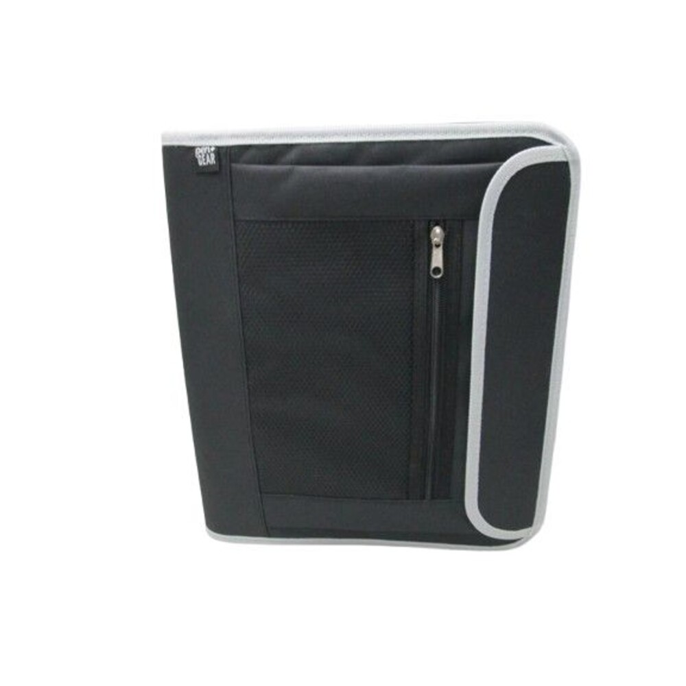 Pen+Gear Poly Zipper Binder 3 Ring Black w/ Zipper Closure Pen Holder
